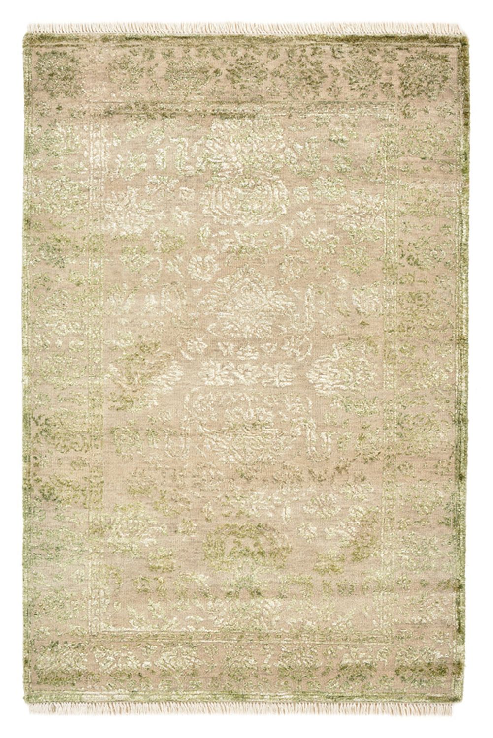 Designer Teppich - 124 x 85 cm - sand