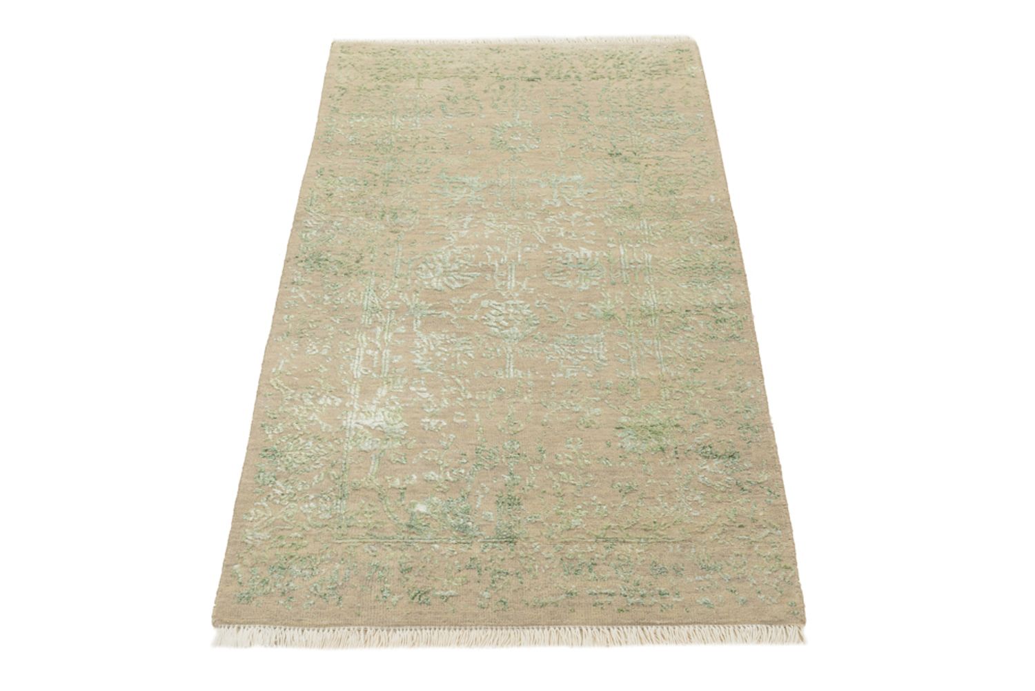 Designer Teppich - 136 x 74 cm - sand