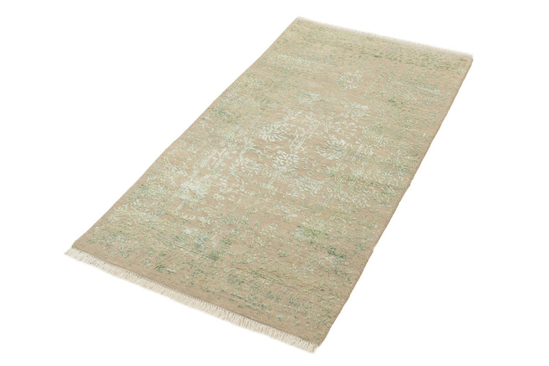 Designer Teppich - 136 x 74 cm - sand