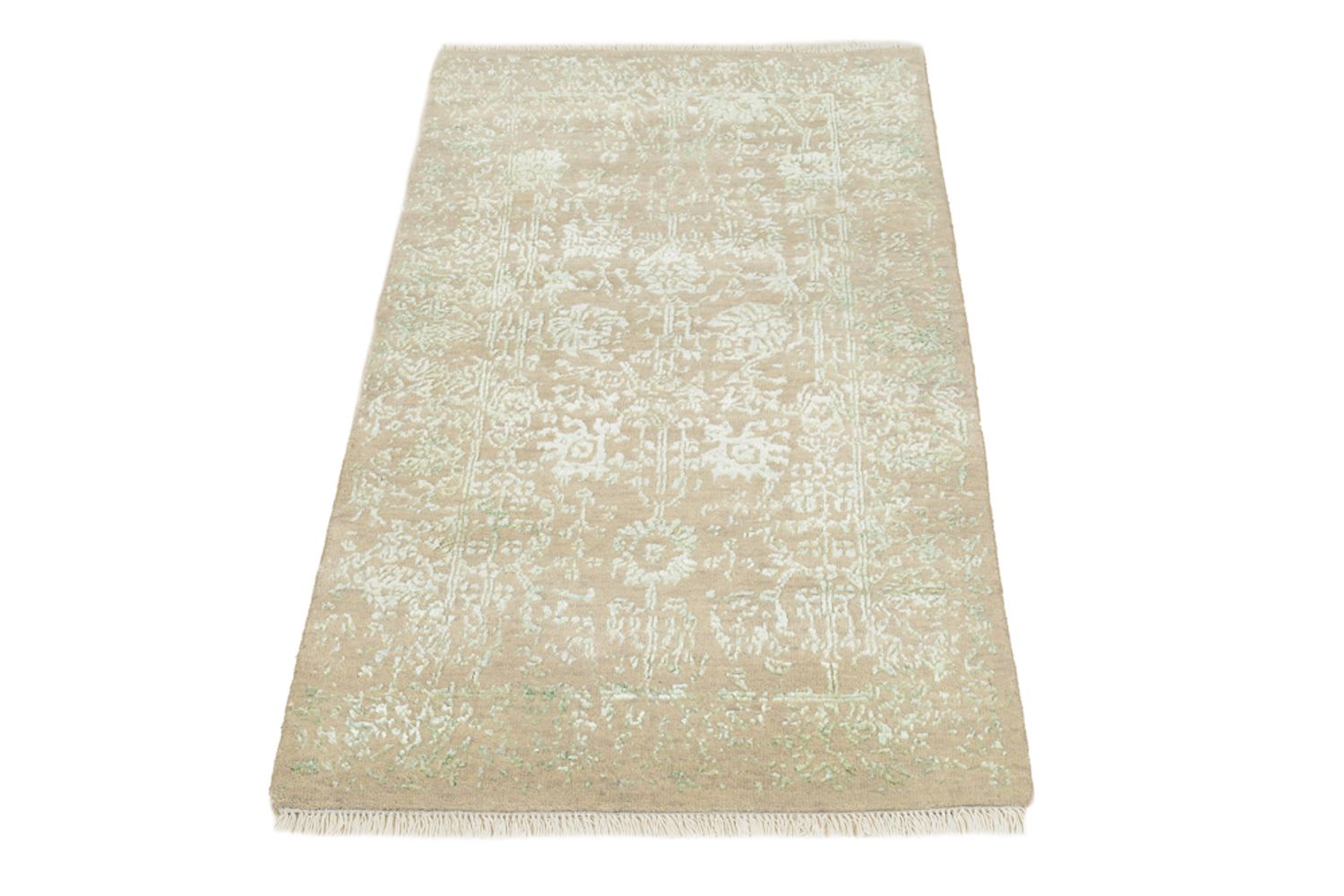 Designer Teppich - 136 x 74 cm - sand