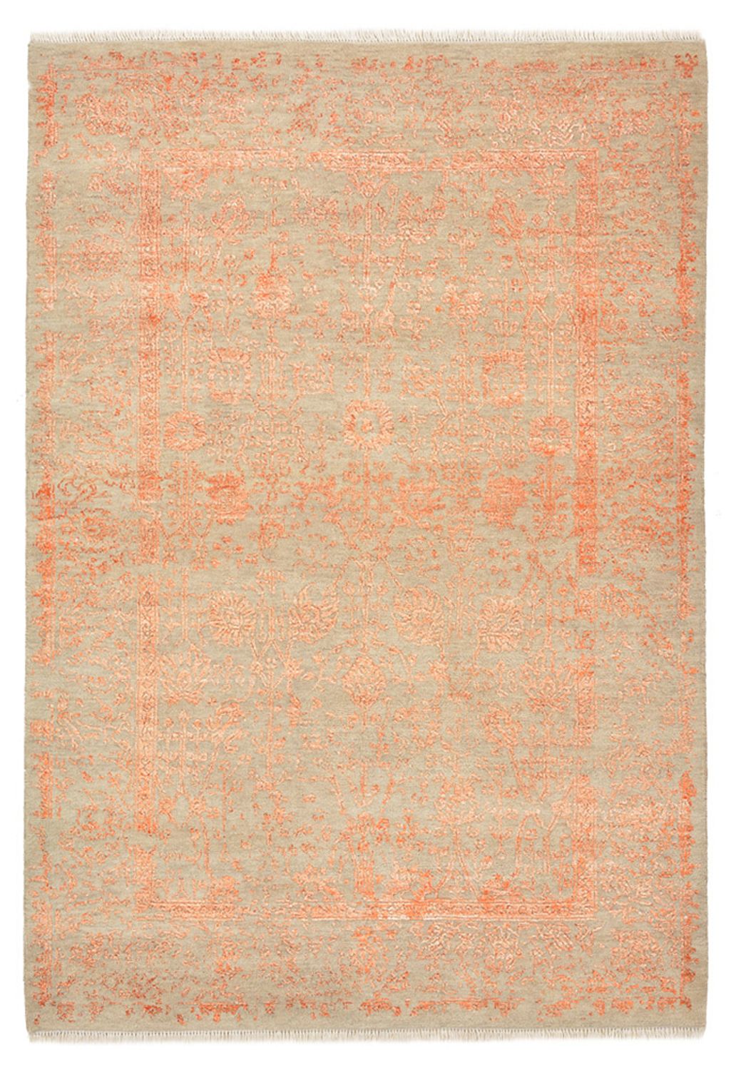 Designer Teppich - 181 x 127 cm - orange