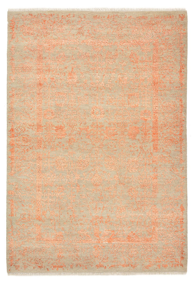 Designer Teppich - 181 x 127 cm - orange