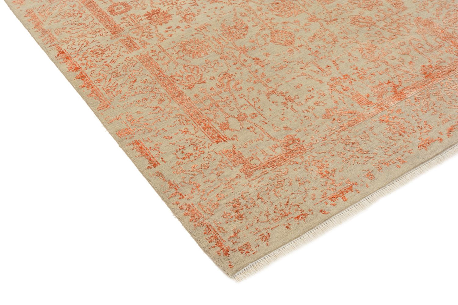 Designer Teppich - 181 x 127 cm - orange