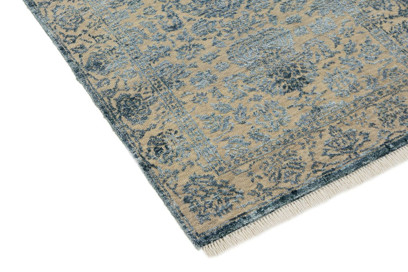 Designer Teppich - 134 x 70 cm - hellgrau