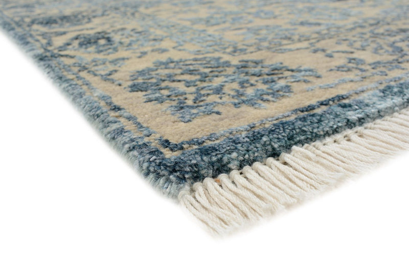 Designer Teppich - 134 x 70 cm - hellgrau