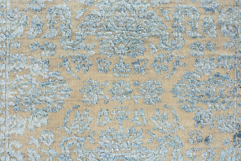 Designer Teppich - 134 x 70 cm - hellgrau