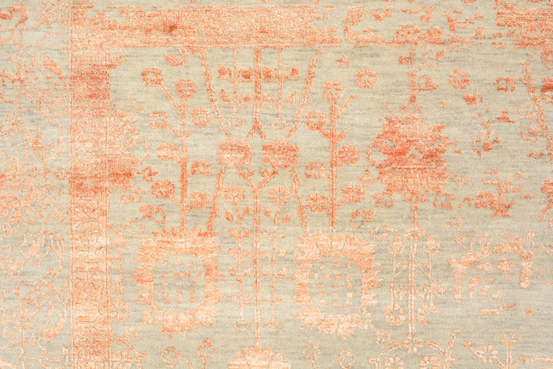Designer Teppich - 299 x 253 cm - orange