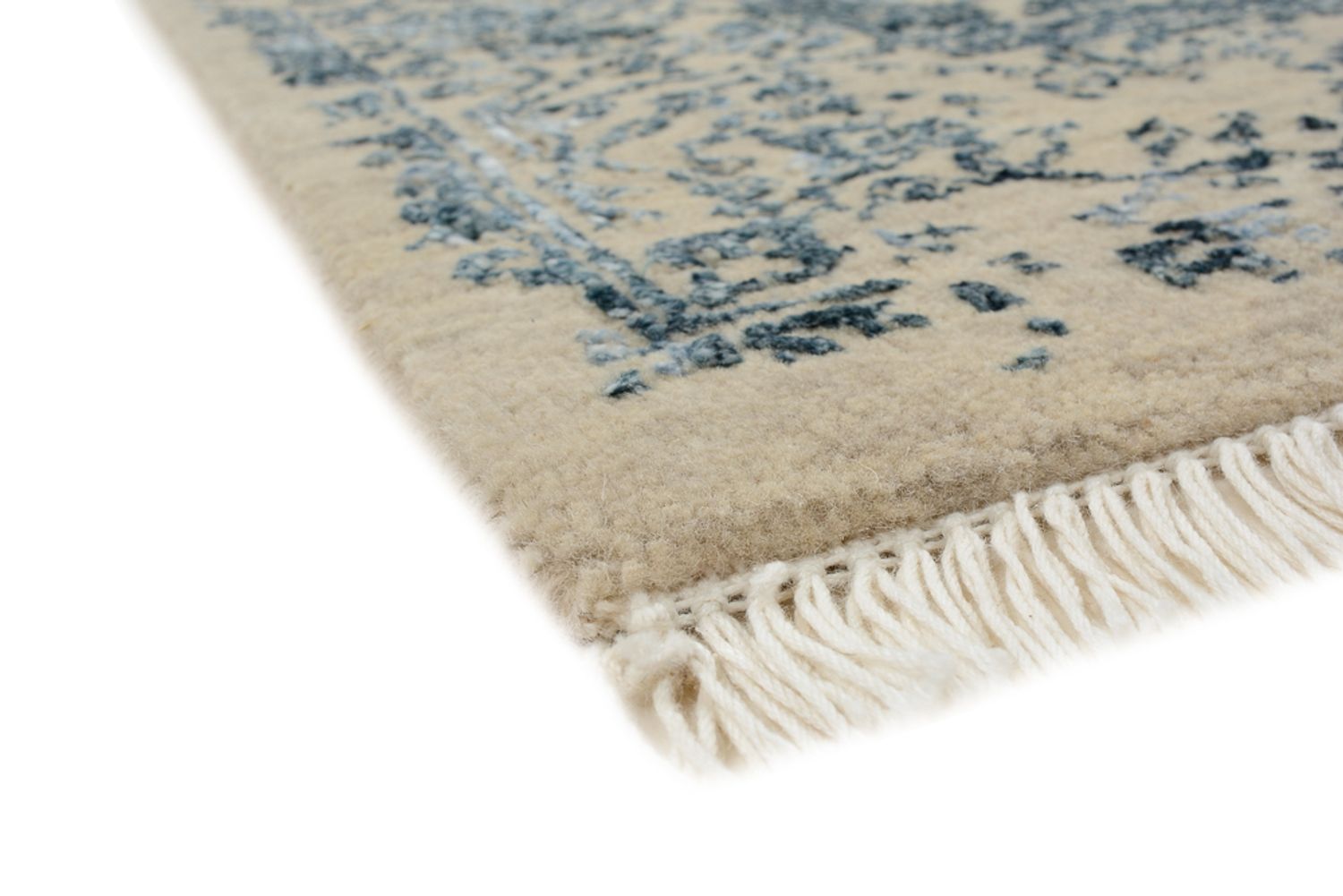 Designer Teppich - 149 x 95 cm - hellbeige