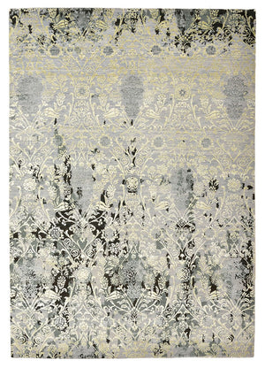 Designer Teppich - 245 x 173 cm - hellgrau