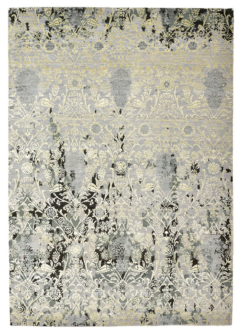 Designer Teppich - 245 x 173 cm - hellgrau