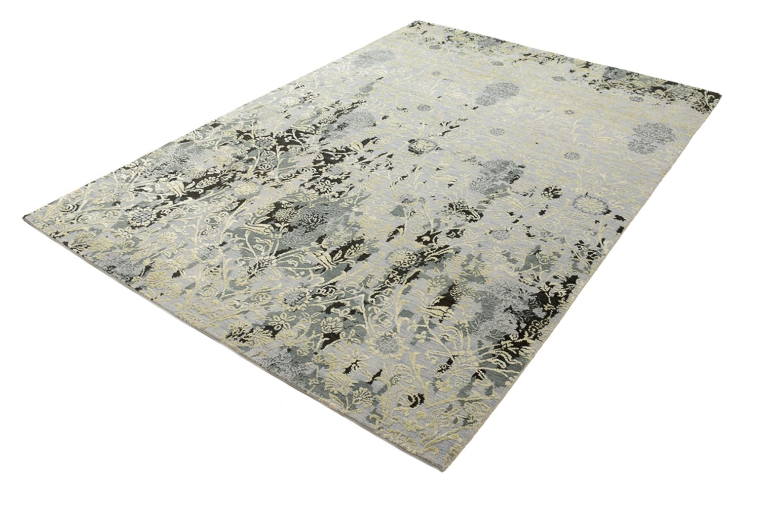 Designer Teppich - 245 x 173 cm - hellgrau