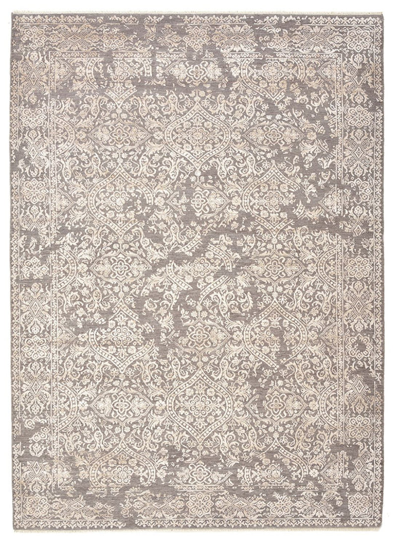 Designer Teppich - 241 x 172 cm - hellgrau
