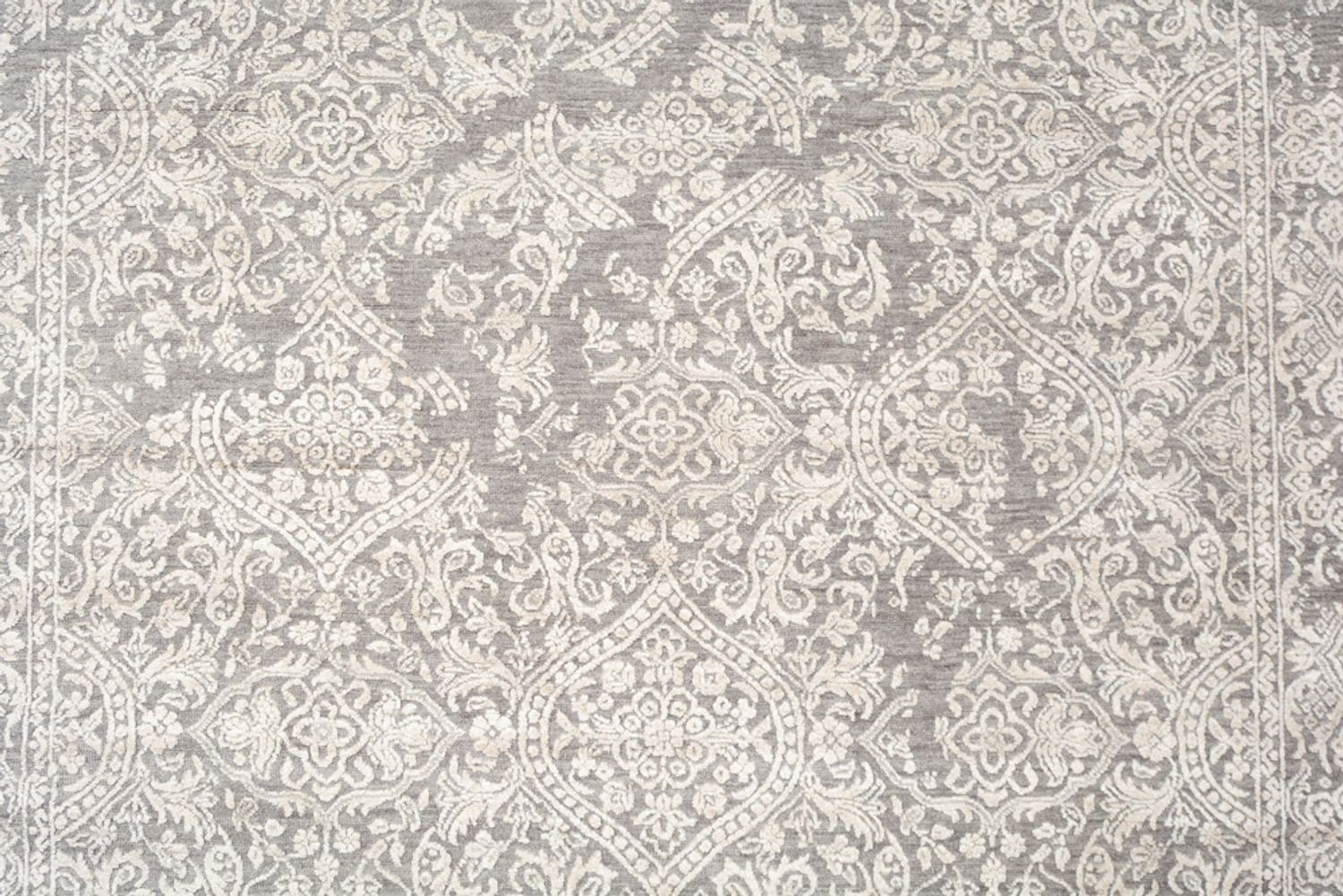 Designer Teppich - 241 x 172 cm - hellgrau