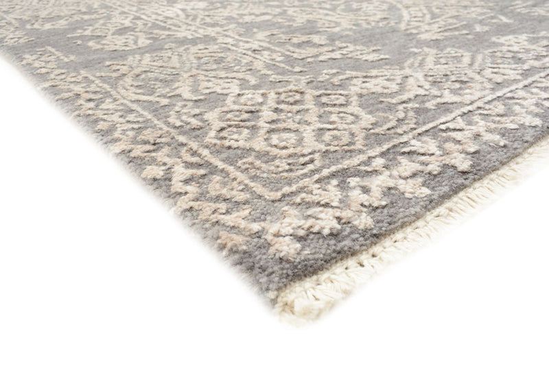 Designer Teppich - 215 x 152 cm - hellgrau