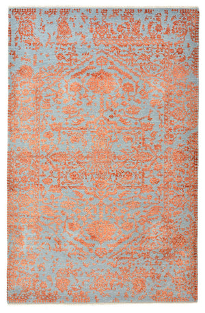 Designer Teppich - 190 x 124 cm - orange