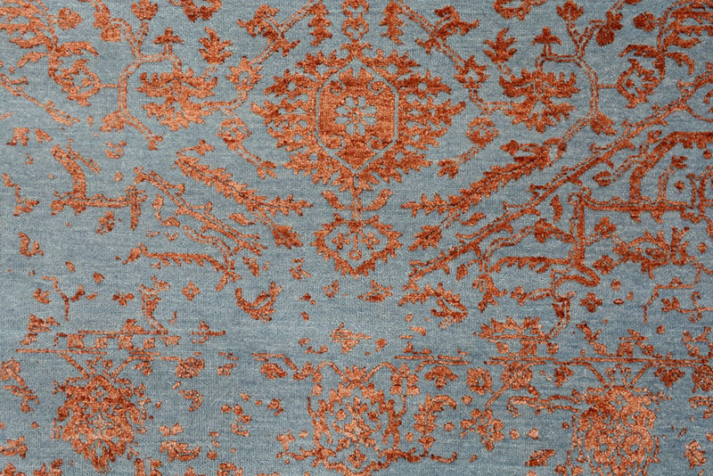 Designer Teppich - 208 x 156 cm - orange