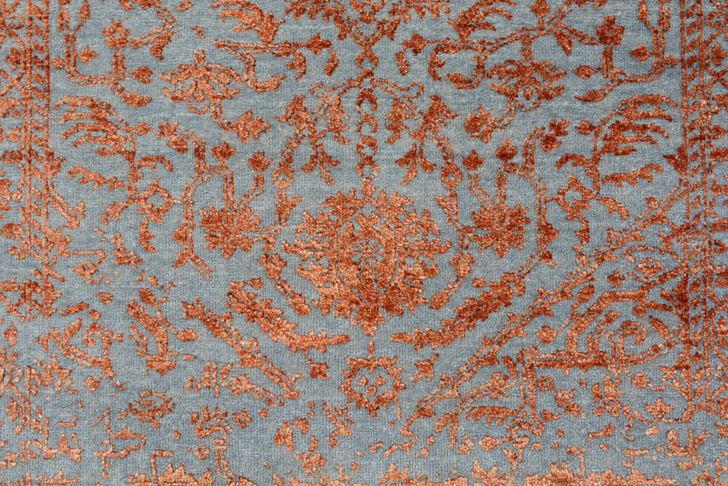 Designer Teppich - 151 x 94 cm - orange