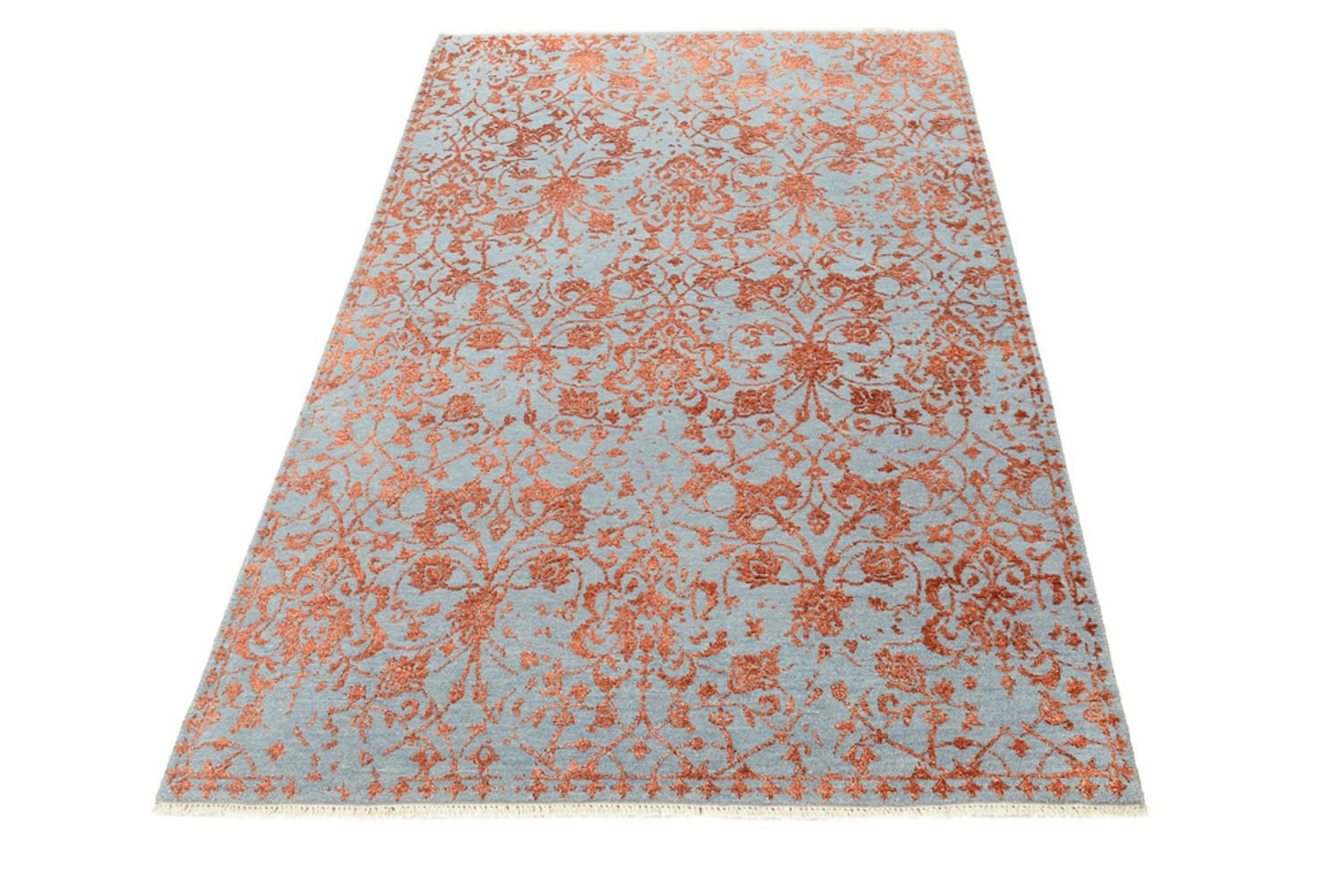 Designer Teppich - 186 x 125 cm - orange
