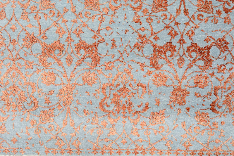Designer Teppich - 184 x 126 cm - orange