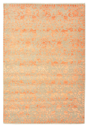Designer Teppich - 186 x 128 cm - orange