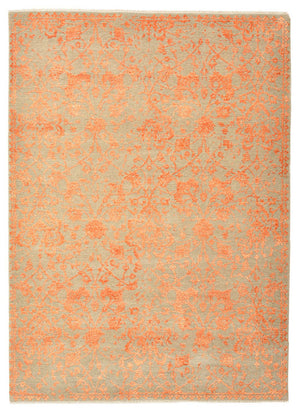 Designer Teppich - 212 x 156 cm - orange
