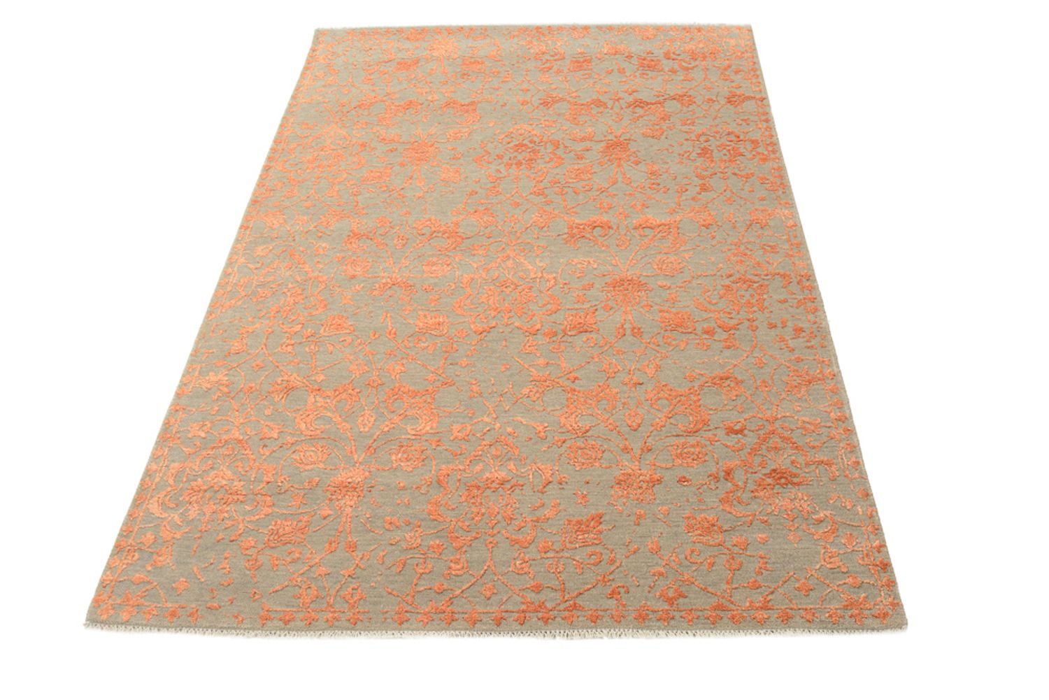 Designer Teppich - 212 x 156 cm - orange