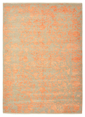 Designer Teppich - 211 x 157 cm - orange