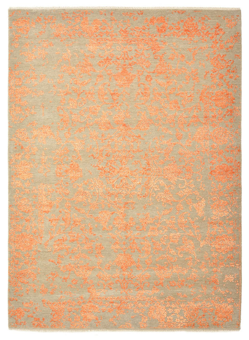Designer Teppich - 211 x 157 cm - orange