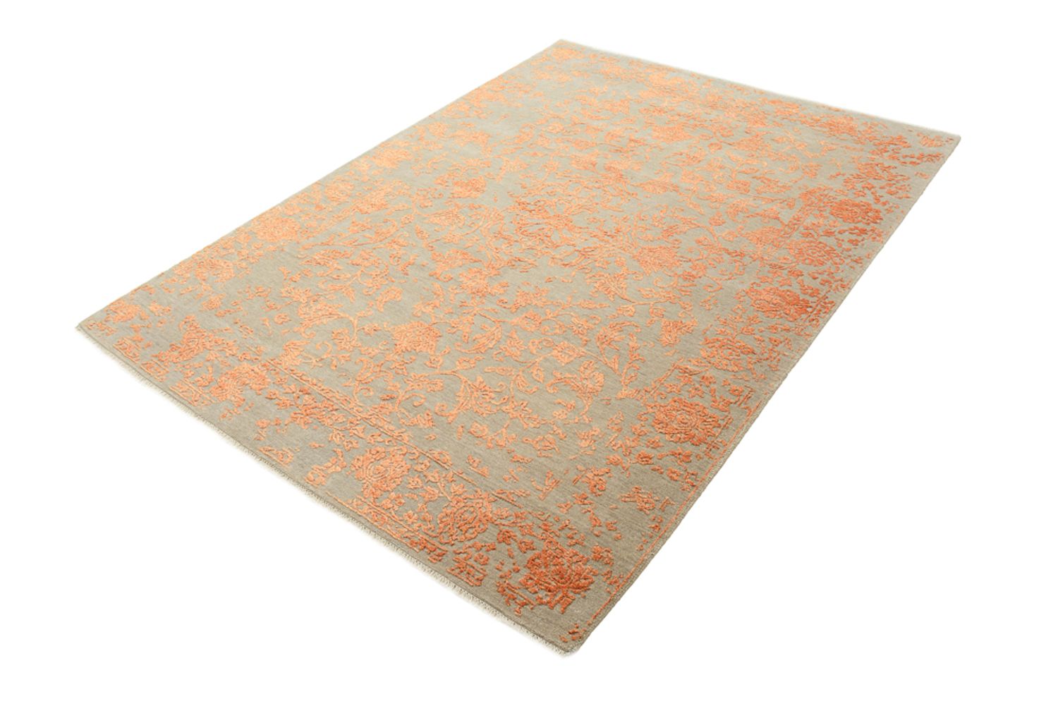 Designer Teppich - 211 x 157 cm - orange