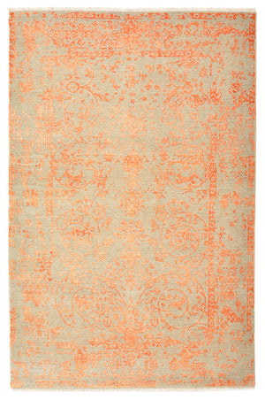 Designer Teppich - 187 x 123 cm - orange