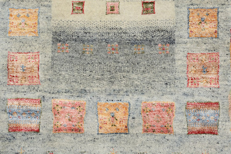 Läufer Gabbeh - Loribaft Indus - 295 x 82 cm - mehrfarbig