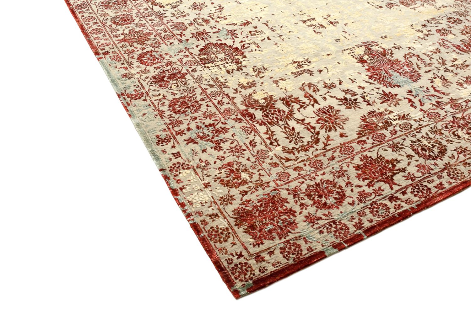 Designer Teppich - 339 x 252 cm - hellbeige