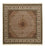 Orientteppich - Täbriz quadratisch  - 203 x 201 cm - dunkelbeige