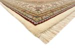 Orientteppich - Täbriz quadratisch  - 203 x 201 cm - dunkelbeige