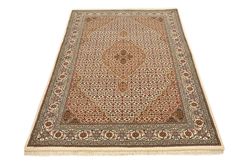 Orientteppich - Täbriz - 177 x 125 cm - dunkelbeige