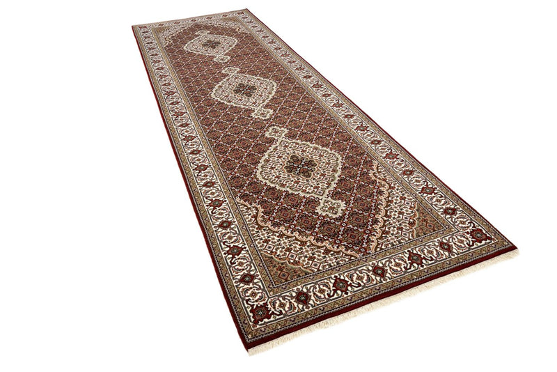 Läufer Orient - Täbriz - 362 x 122 cm - hellbeige