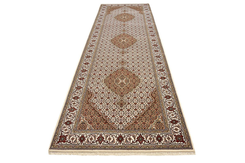 Läufer Orient - Täbriz - 372 x 121 cm - hellbeige