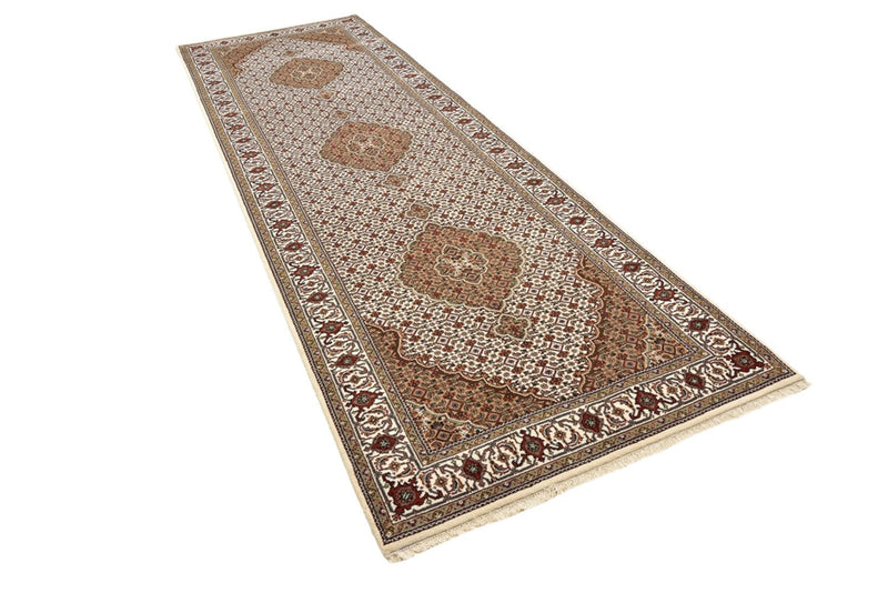 Läufer Orient - Täbriz - 372 x 121 cm - hellbeige