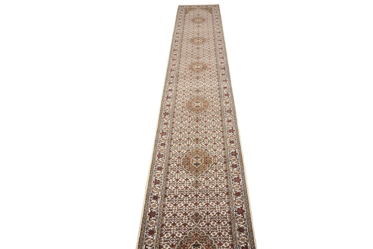 Läufer Orient - Täbriz - 602 x 81 cm - hellbeige