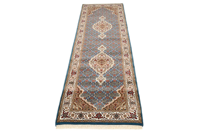 Läufer Orient - Täbriz - 244 x 75 cm - dunkelblau