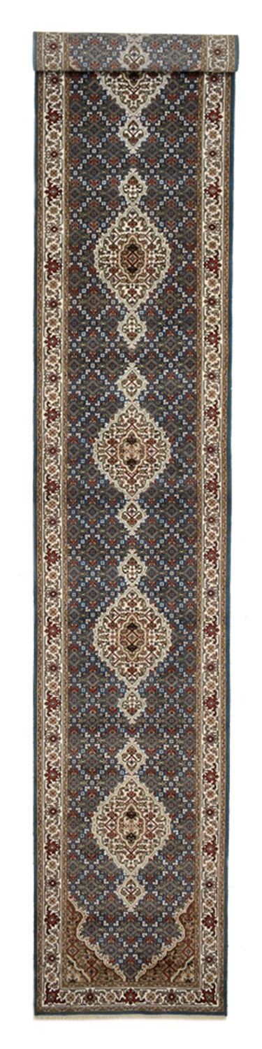 Läufer Orient - Täbriz - 454 x 79 cm - dunkelblau