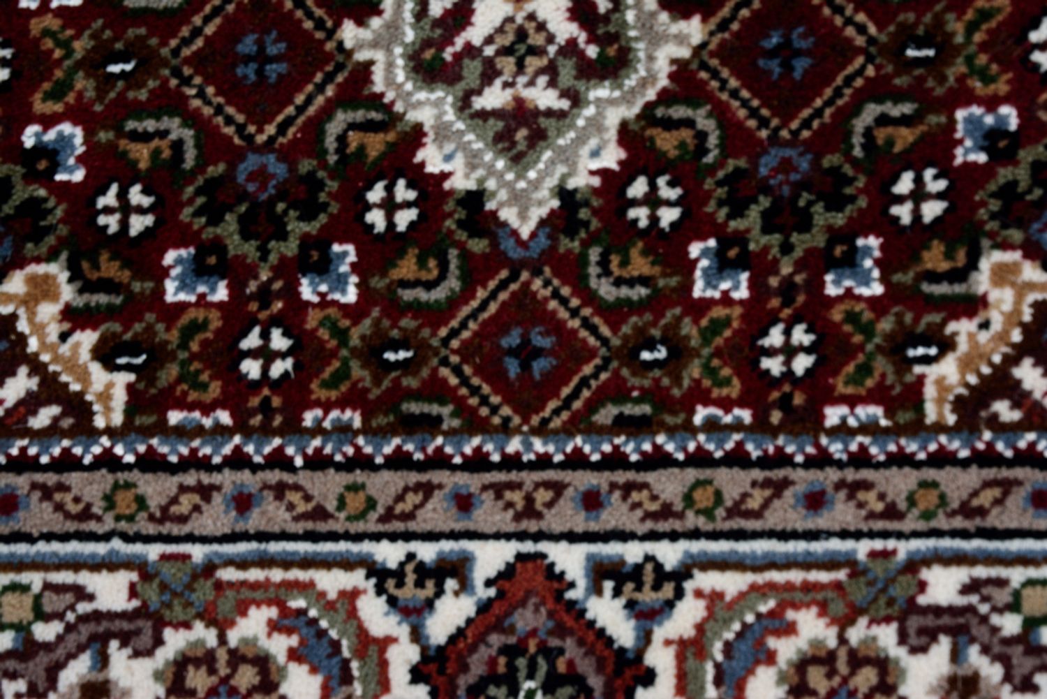 Orientteppich - Täbriz - 93 x 89 cm - creme