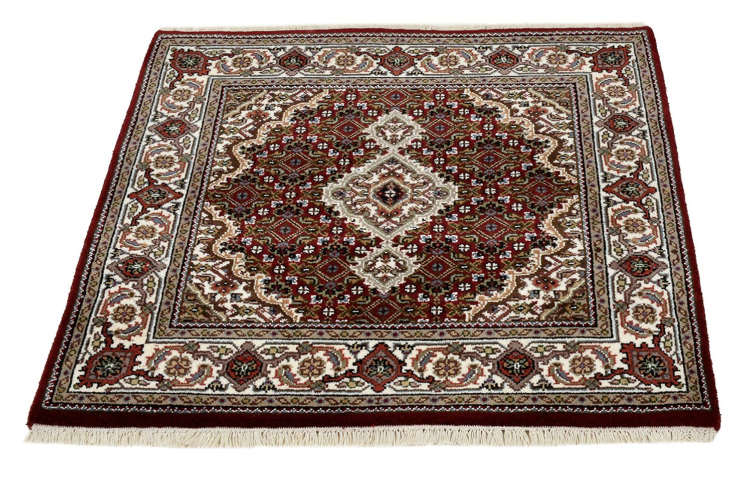 Orientteppich - Täbriz - 93 x 89 cm - creme