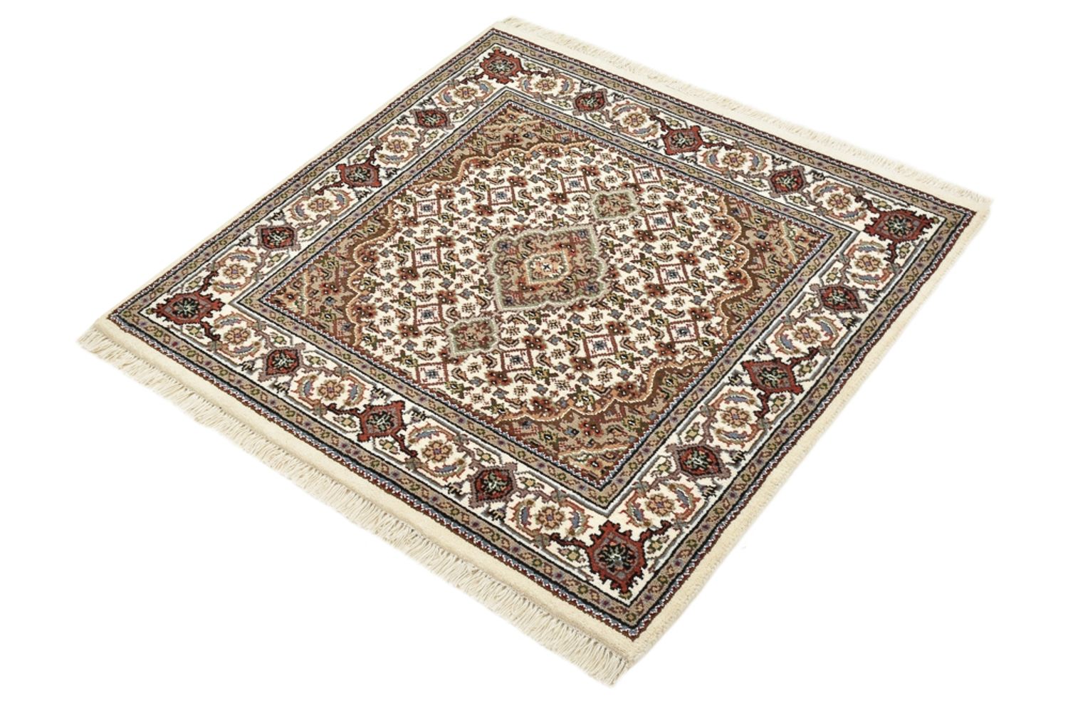 Orientteppich - Täbriz - 92 x 89 cm - creme