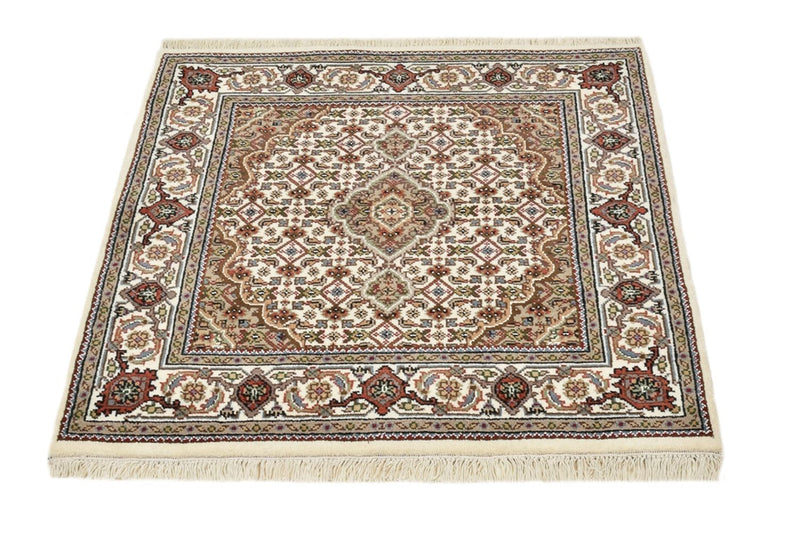 Orientteppich - Täbriz - 92 x 89 cm - creme