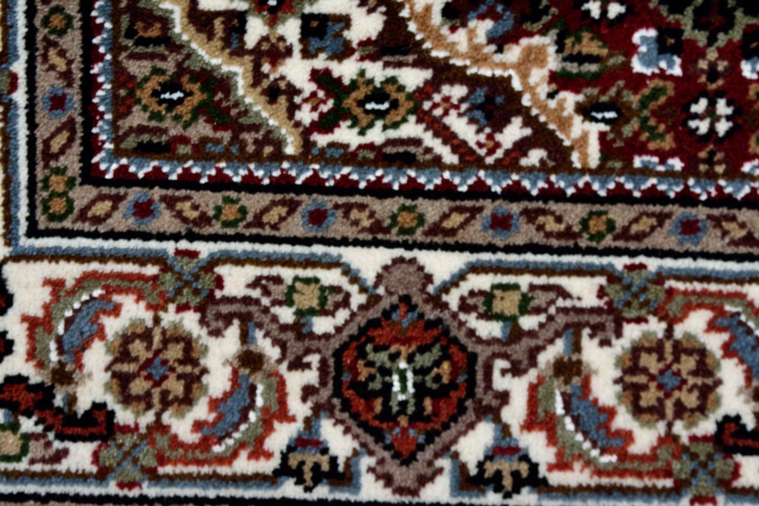 Orientteppich - Täbriz - 94 x 89 cm - creme