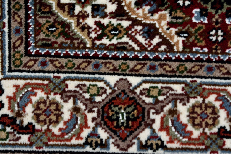Orientteppich - Täbriz - 94 x 89 cm - creme