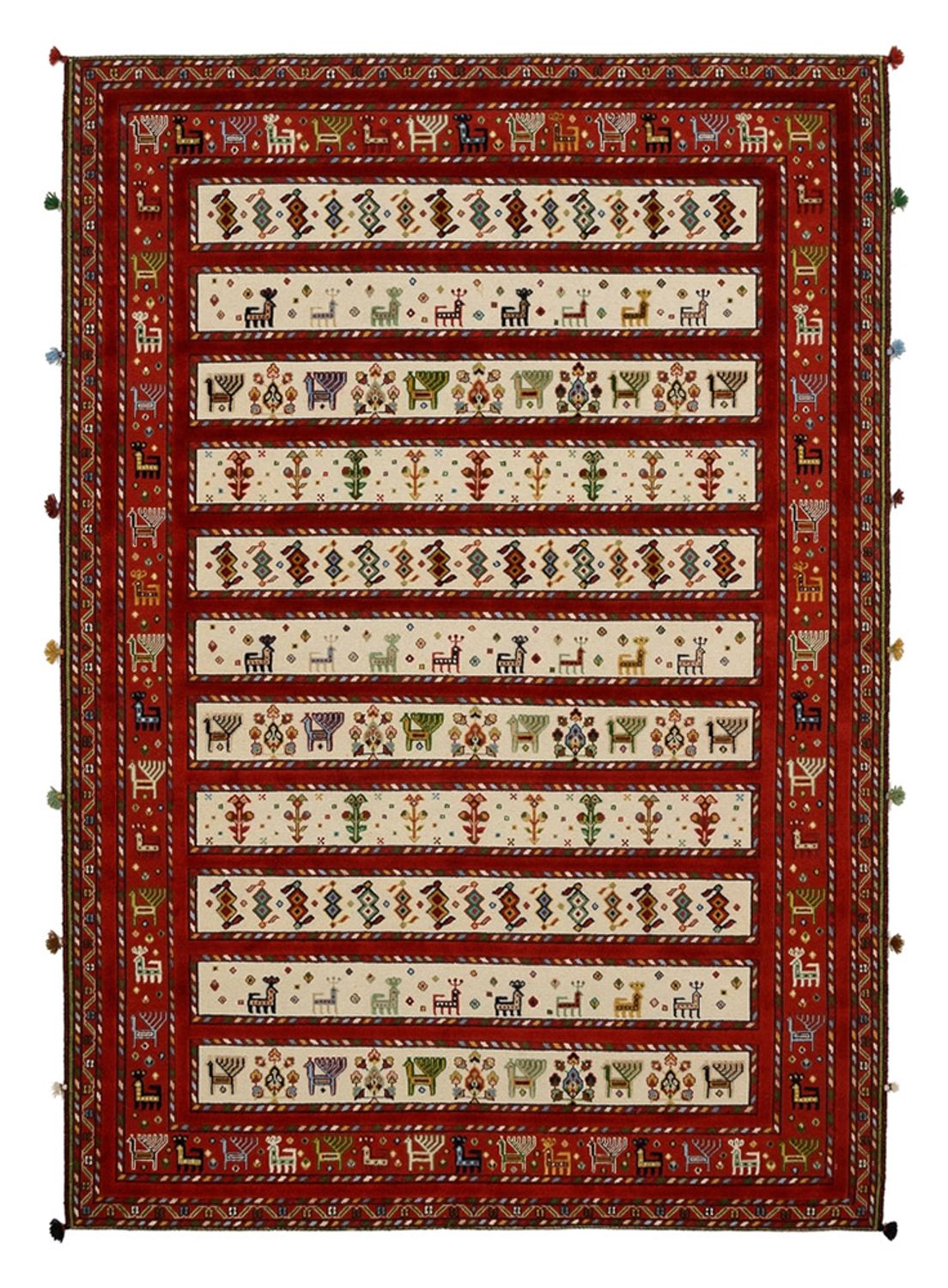 Orientteppich - 245 x 175 cm - hellbeige