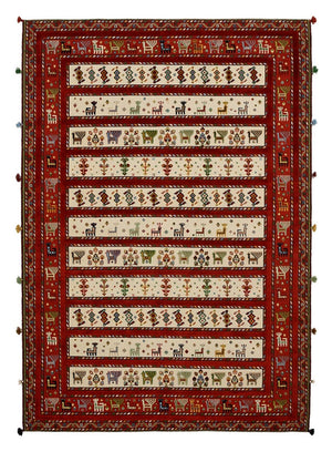 Orientteppich - 245 x 175 cm - hellbeige