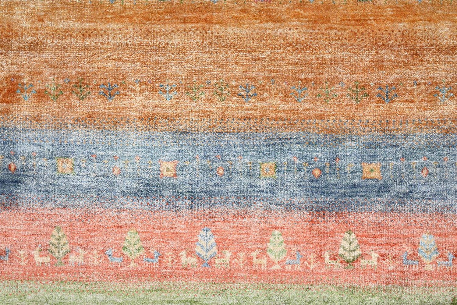 Gabbeh Teppich - Loribaft Indus - 343 x 241 cm - mehrfarbig